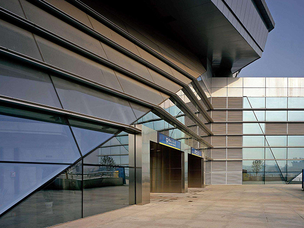 合肥體育館鋁單板幕墻項目